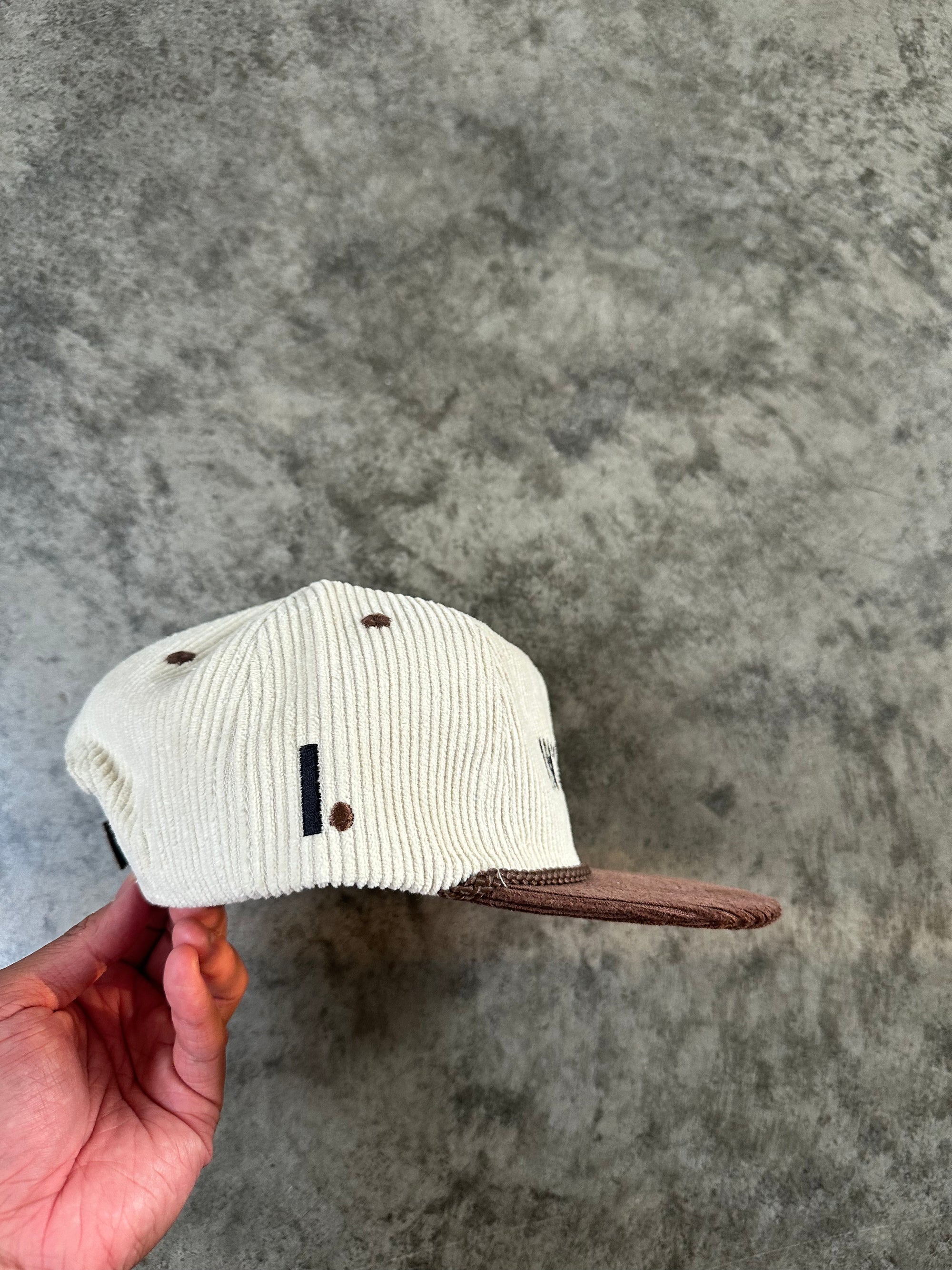 ESPRESSO & CRÈME CORDUROY CAP